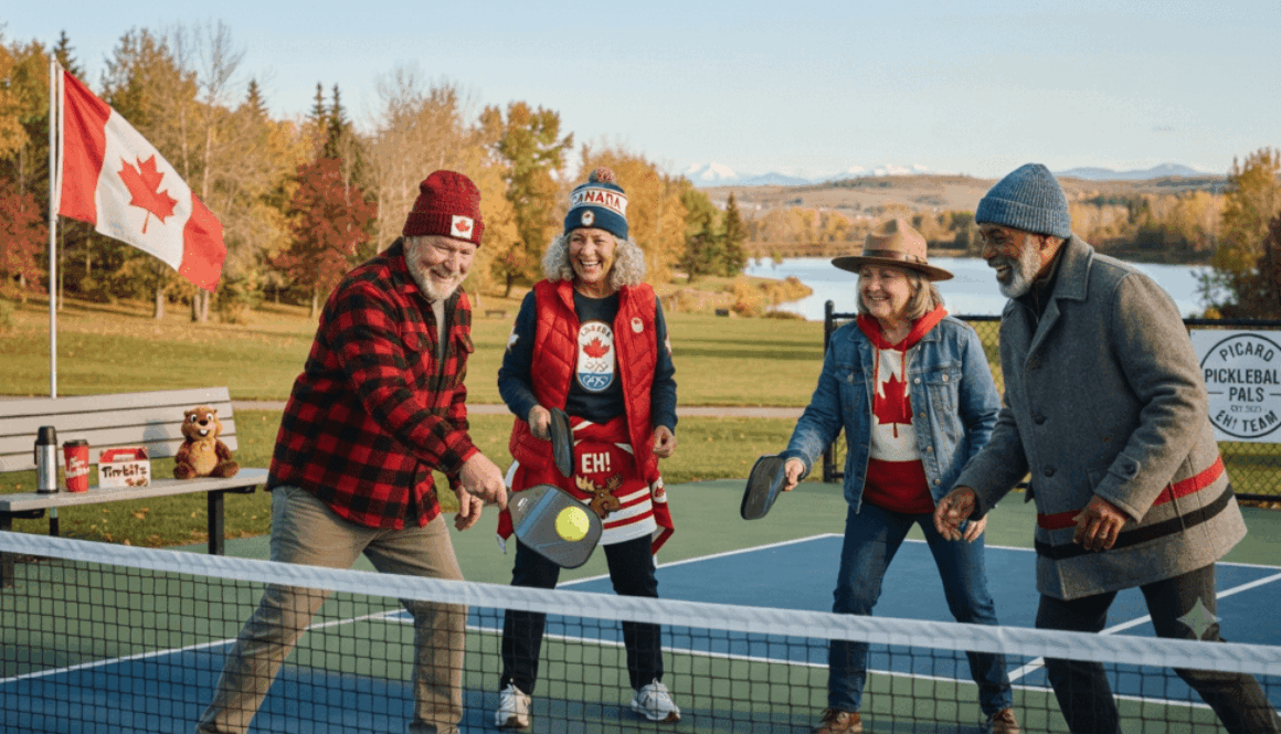 A group of Canadian Pickleball players as a specialty group from a niche dating site.